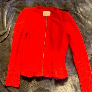 Orange Rebecca Taylor zip up